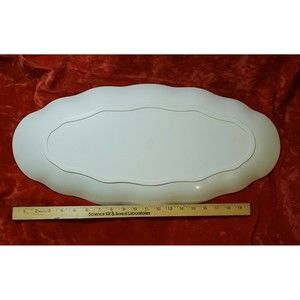 Waverly Products Melamine Oval Tray Nautical Sea Life Marine FISH Motif 23"